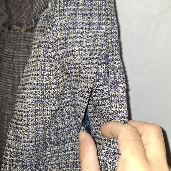 BCBGMaxAzria Gray and Blue Mini Skirt - Picture 5 of 6